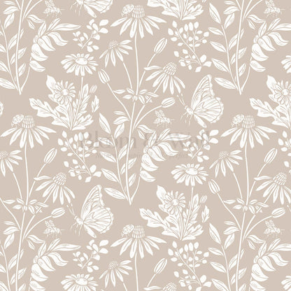 Faye Flutterby Clay Wallpaper