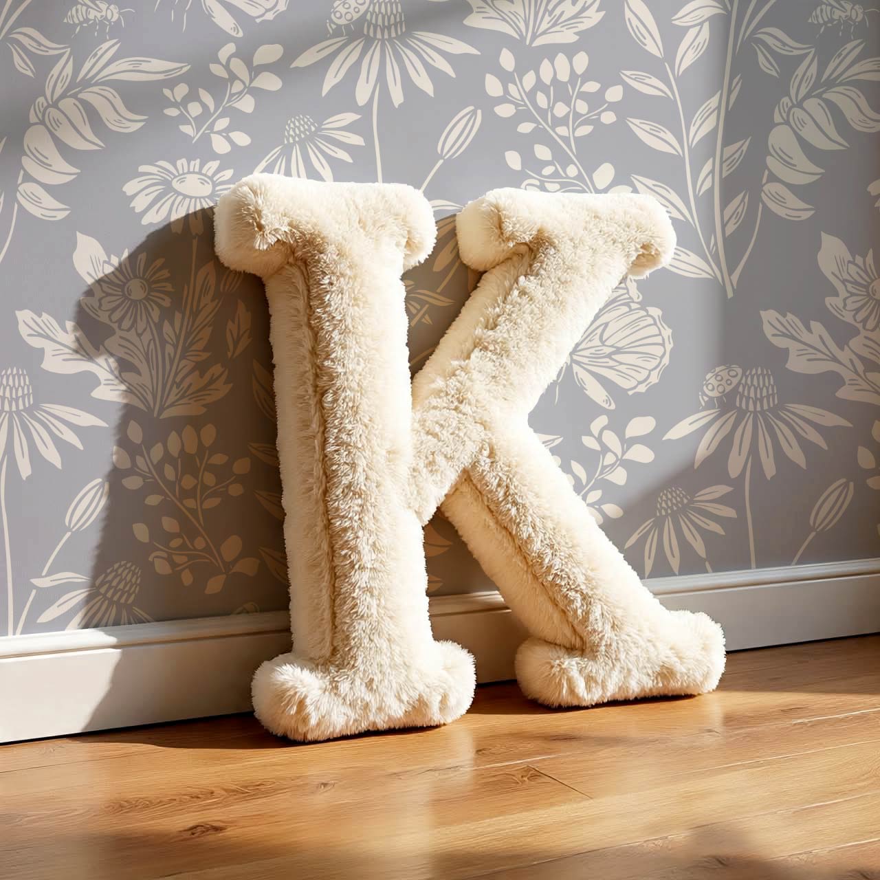 Faye Flutterby Chambray Wallpaper