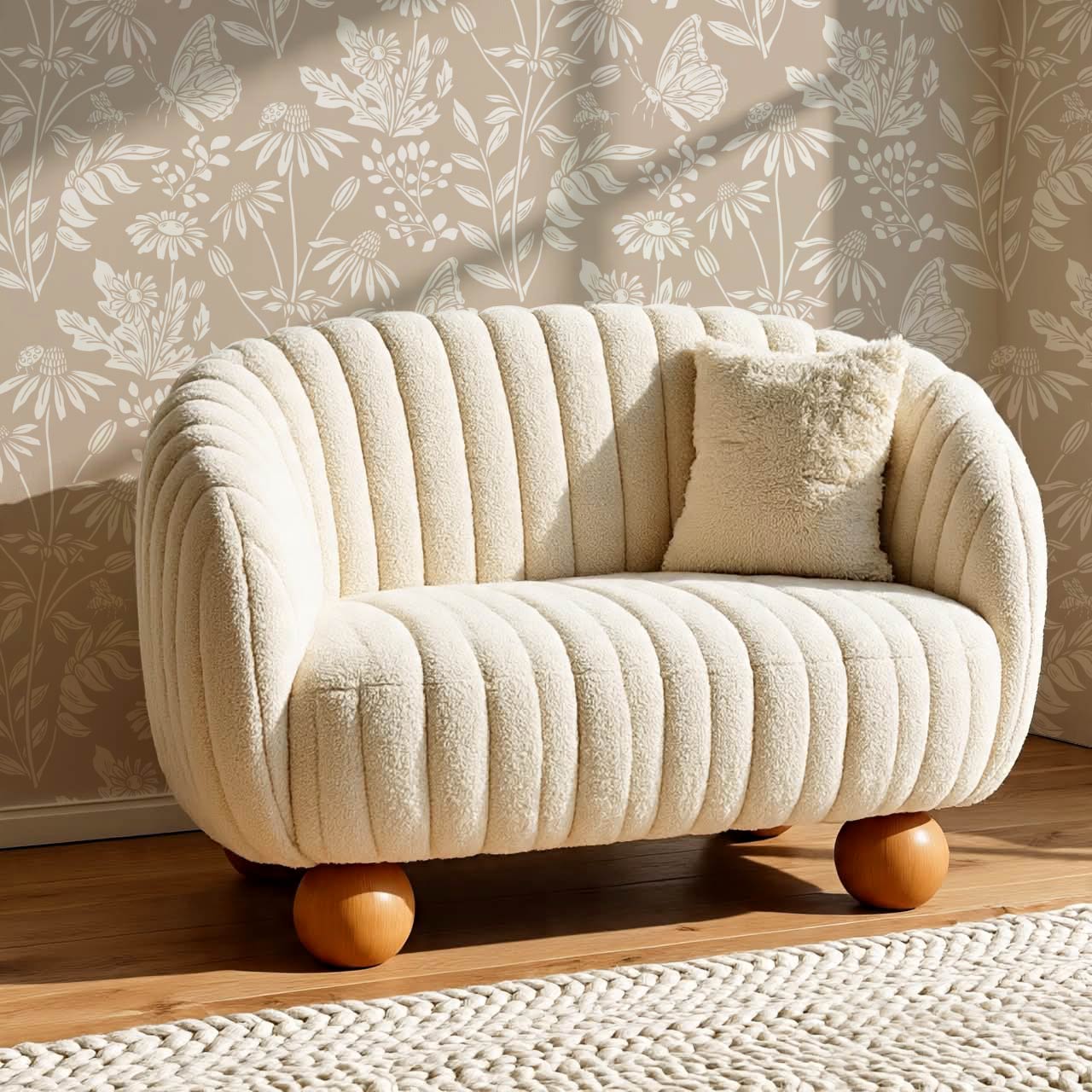 Faye Flutterby Clay Wallpaper