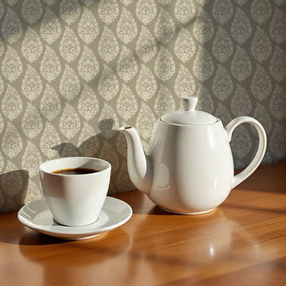 Fida Heirloom Paisley Sandstone Bone Wallpaper