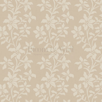 Fossette Botanical Vines Beige Wallpaper