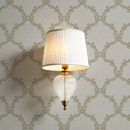Gala Twining Vines Stone Olive Wallpaper