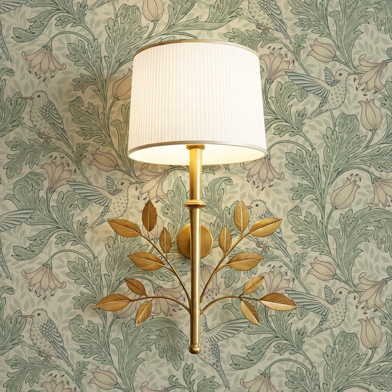 Gemma Hummingbirds Green Wallpaper
