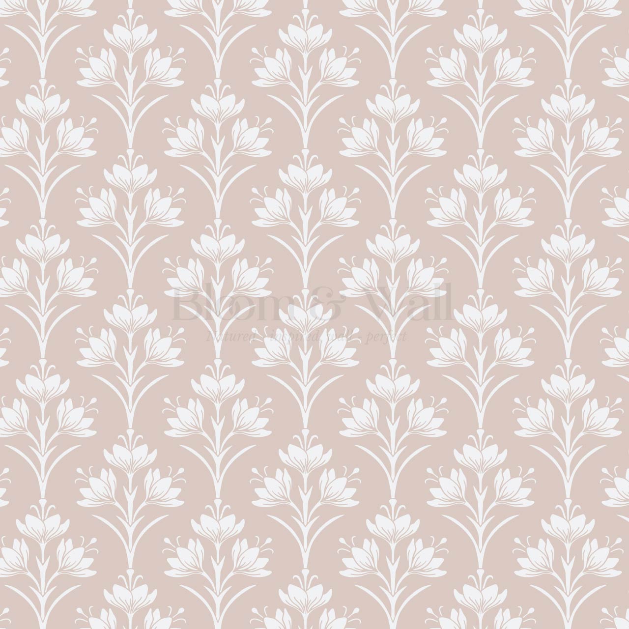 Genesis Crocus Mauve Wallpaper