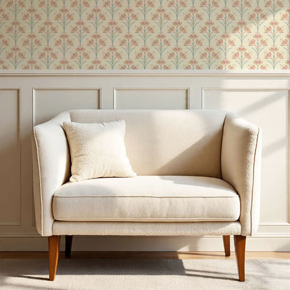 Genesis Crocus Coral Wallpaper