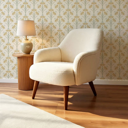 Genesis Crocus Gold Cream Wallpaper