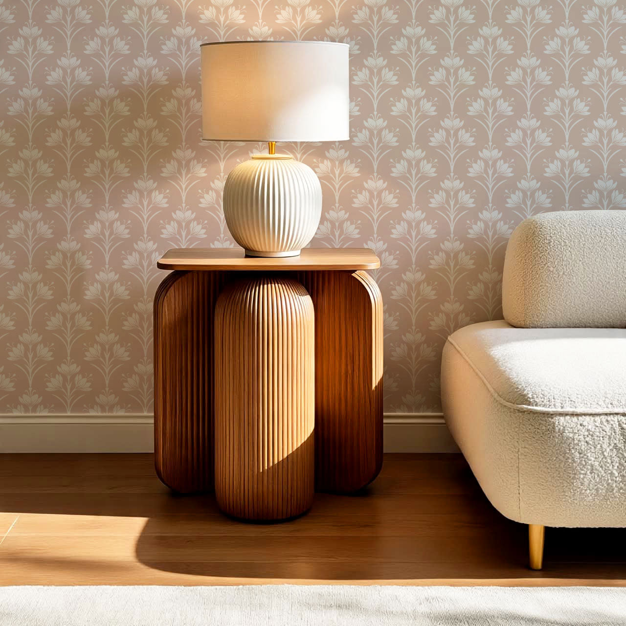 Genesis Crocus Mauve Wallpaper