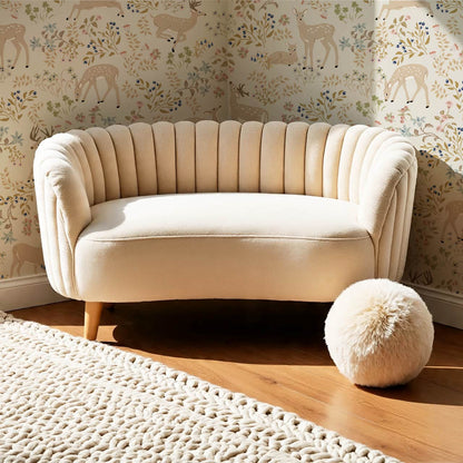 Gianna Meadow Deer Neutral Pastel Wallpaper