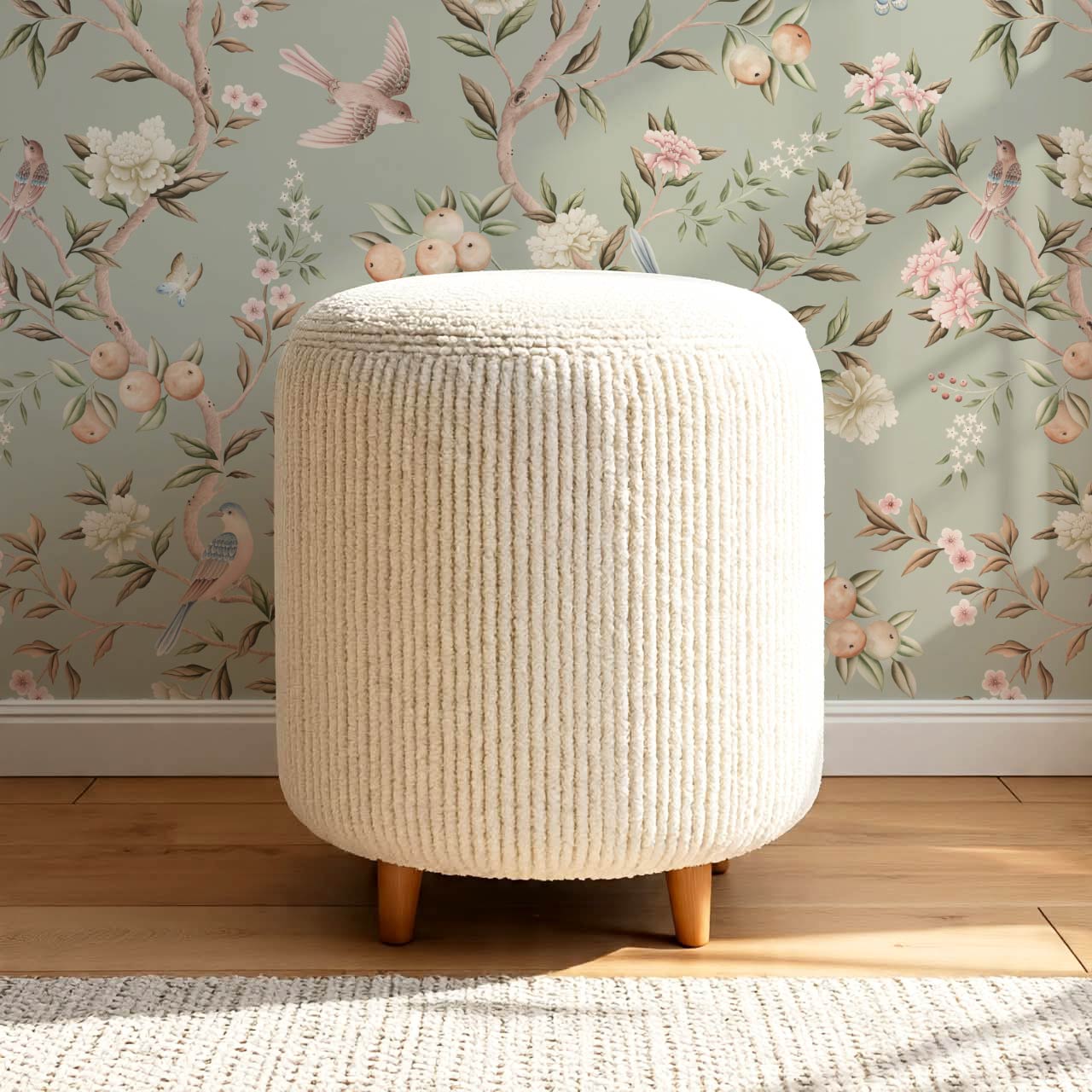 Ginevra Orchard Song Chinoiserie Sage Pastel Wallpaper