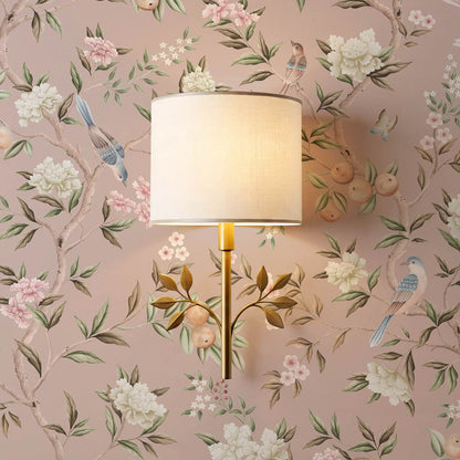 Ginevra Orchard Song Chinoiserie Berry Pastel Wallpaper
