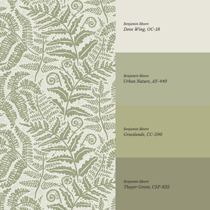 Gloria Fern Grullo Green Wallpaper