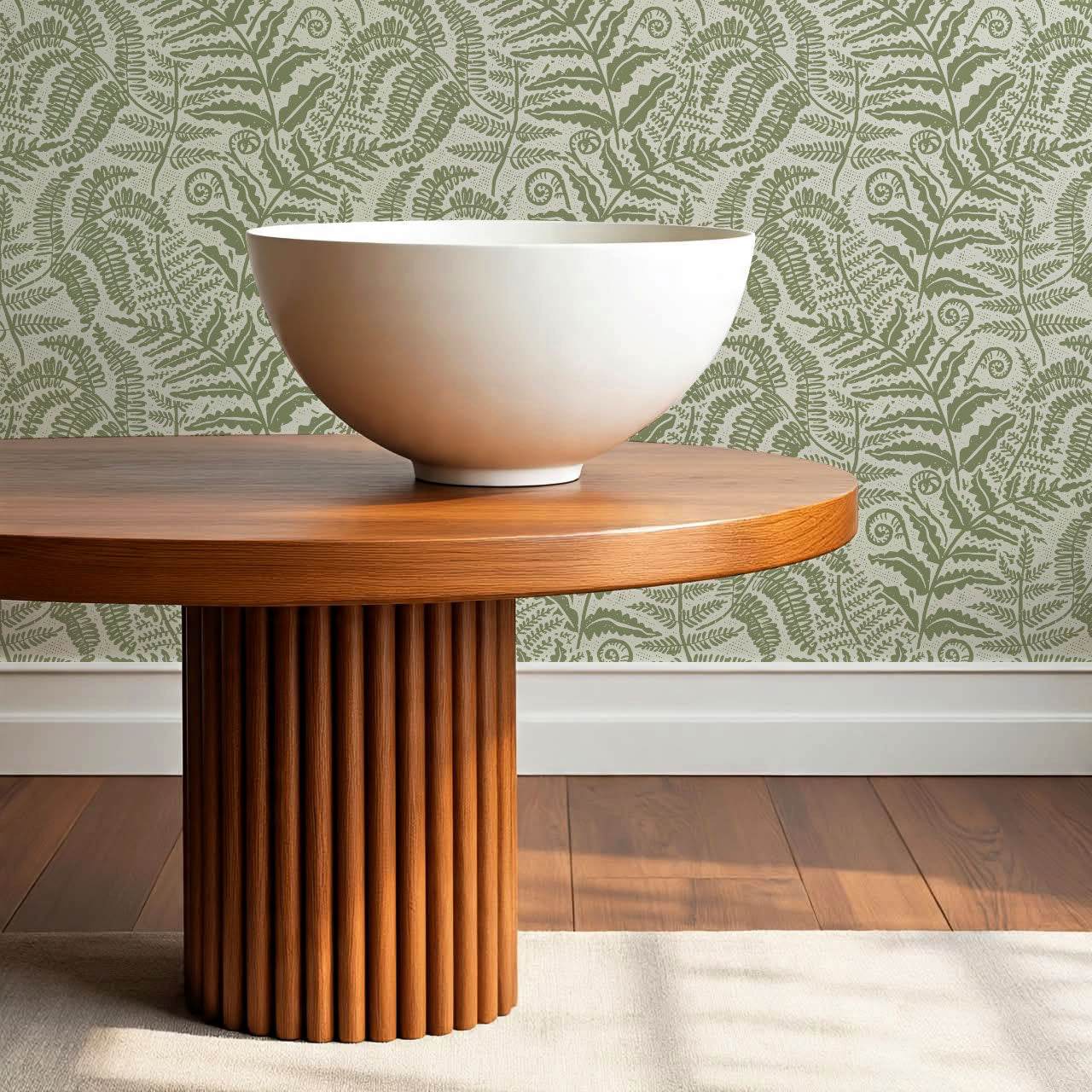 Gloria Fern Grullo Green Wallpaper