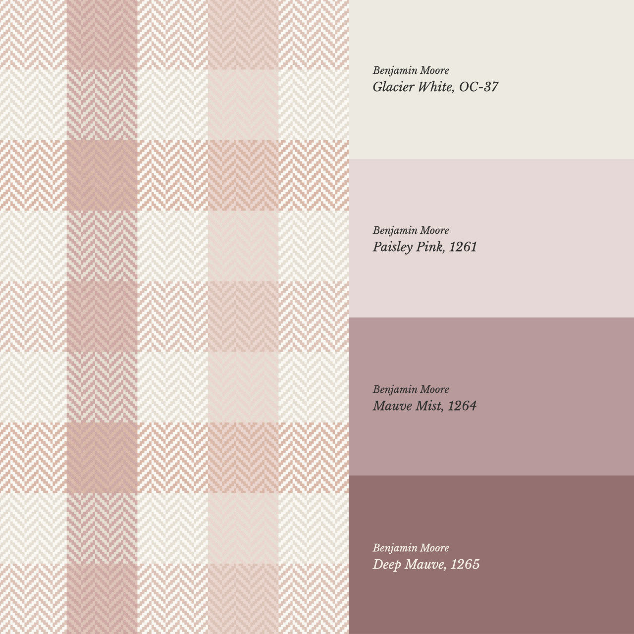 Gloria Tartan Plaid Check Blush Wallpaper