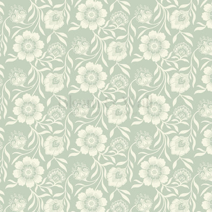 Grace Botanicals Sage Wallpaper
