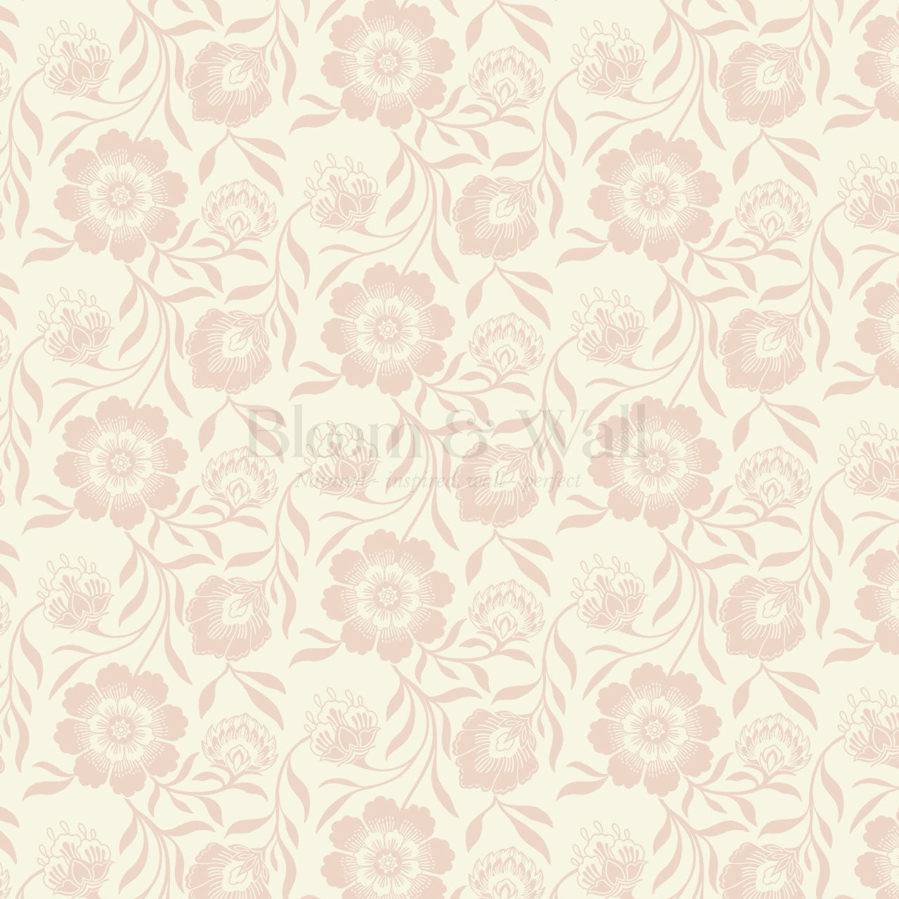 Grace Botanicals Pink Butter Wallpaper