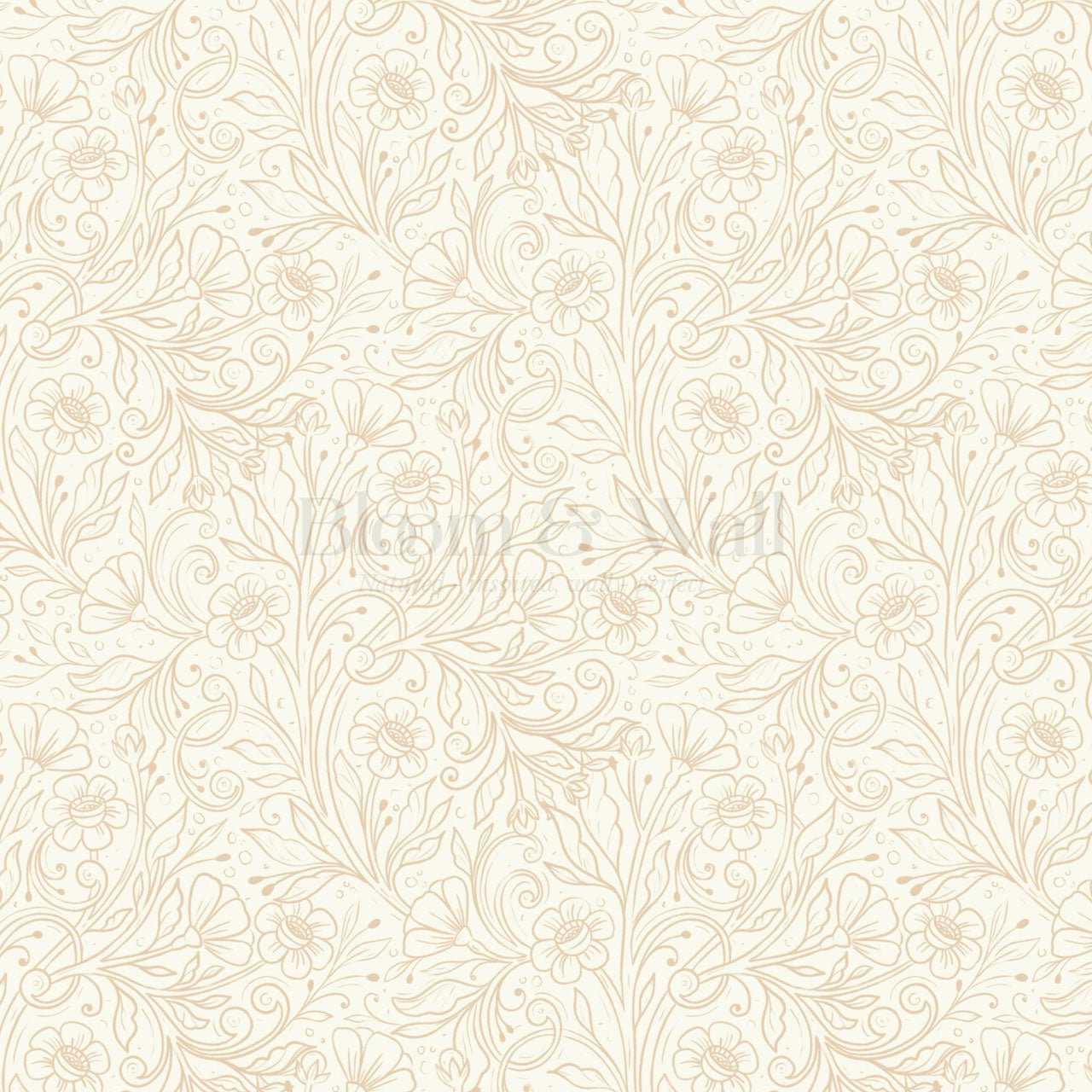 Jolene Delicate Botanicals Cream Wallpaper