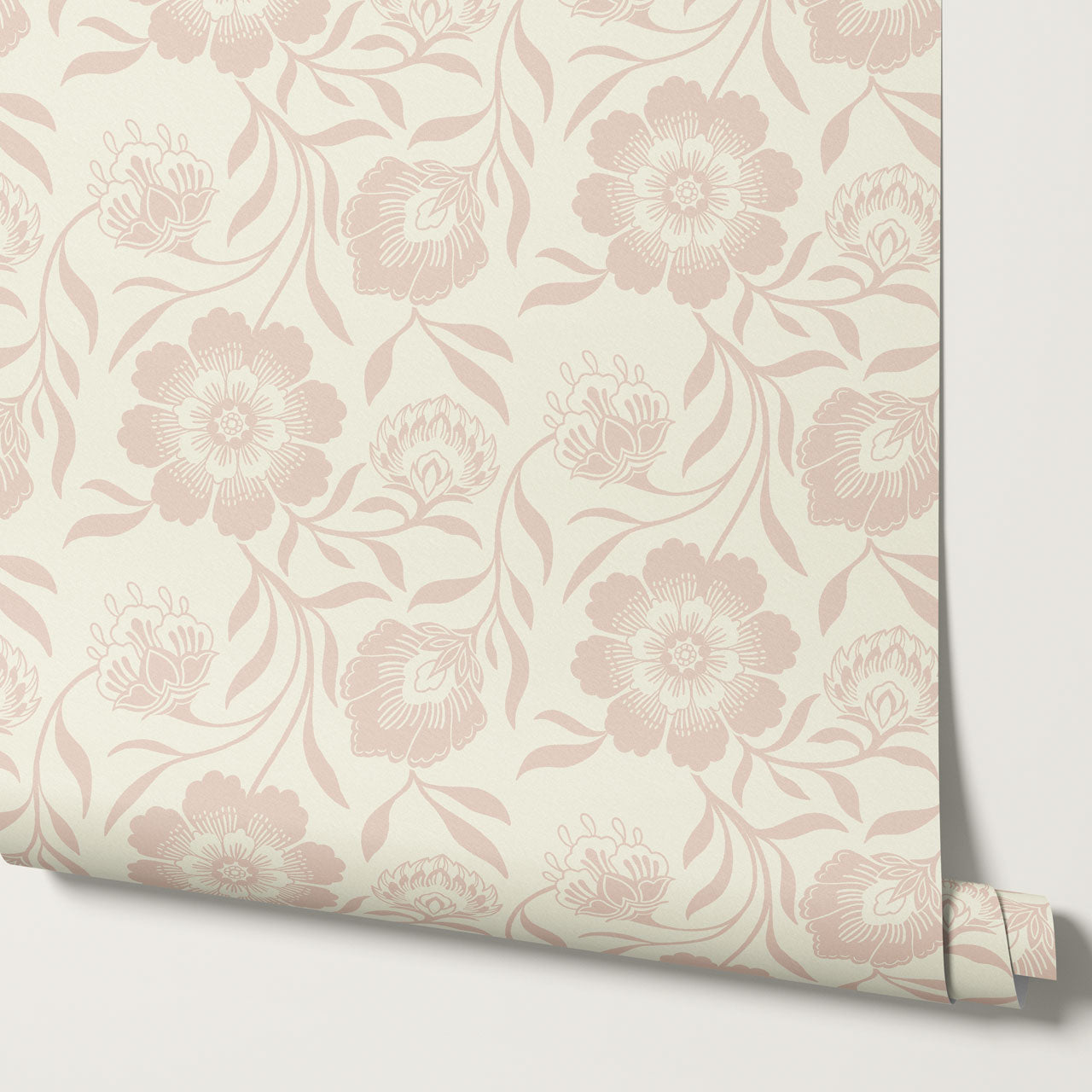 Grace Botanicals Pink Butter Wallpaper