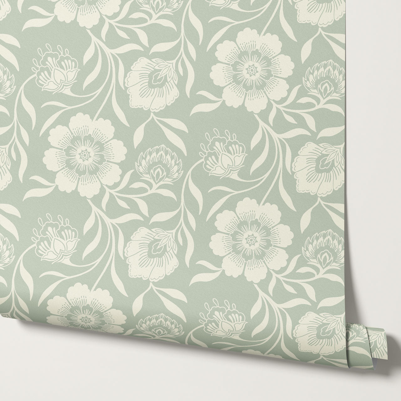 Grace Botanicals Sage Wallpaper