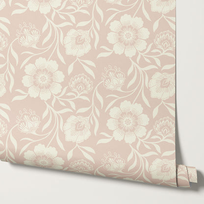 Grace Botanicals Blush Wallpaper