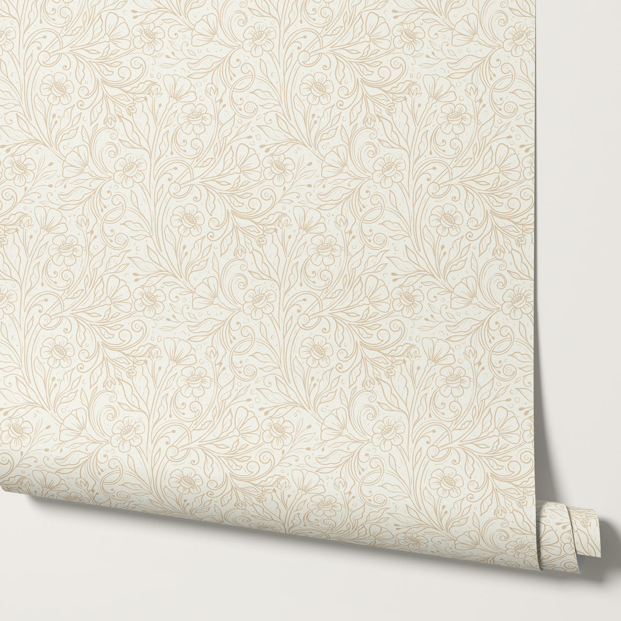 Jolene Delicate Botanicals Cream Wallpaper