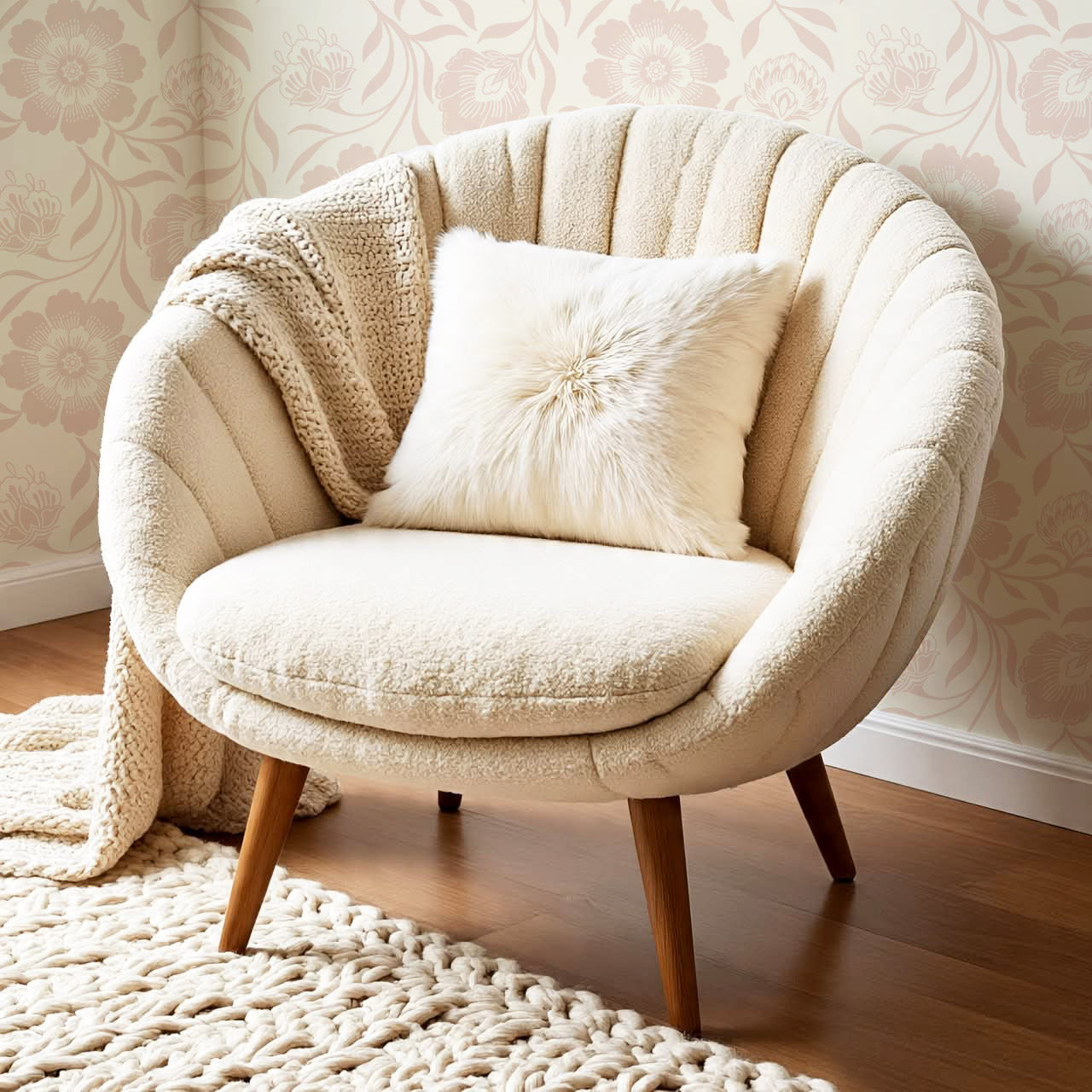 Grace Botanicals Pink Butter Wallpaper