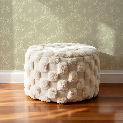 Hadley Leafy Ogee Stone Wallpaper