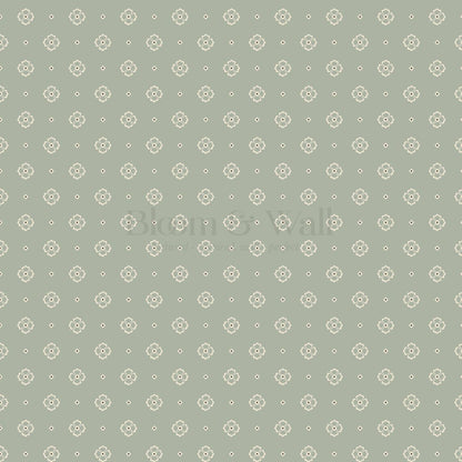 Hailey Foulard Sage Wallpaper