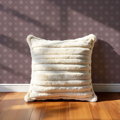 Hailey Foulard Red Wine Wallpaper