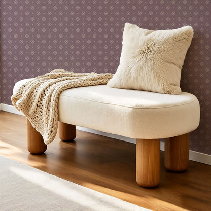 Hailey Foulard Red Wine Wallpaper