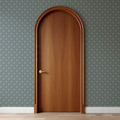 Hailey Foulard Dusty Teal Wallpaper