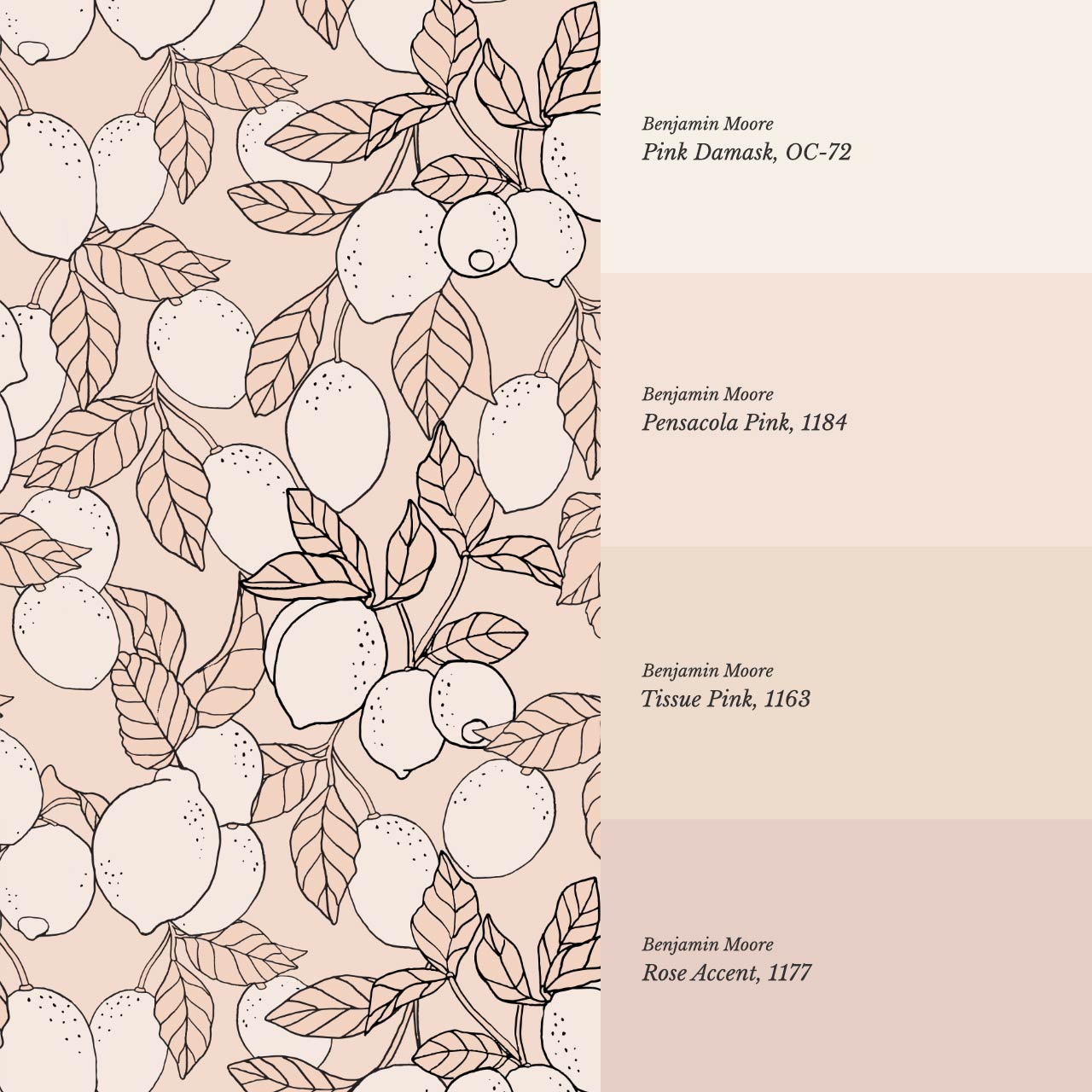 Hannah Lemons Warm Pink Wallpaper