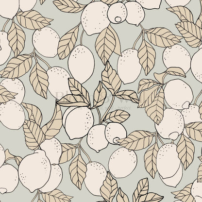 Hannah Lemons Sage Cream Wallpaper
