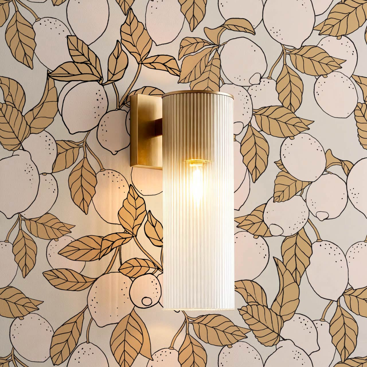 Hannah Lemons Ochre Blush Wallpaper