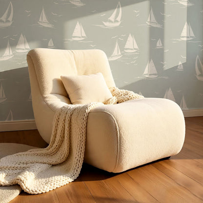 Harper Race Day Sailboats Sea Salt Wallpaper