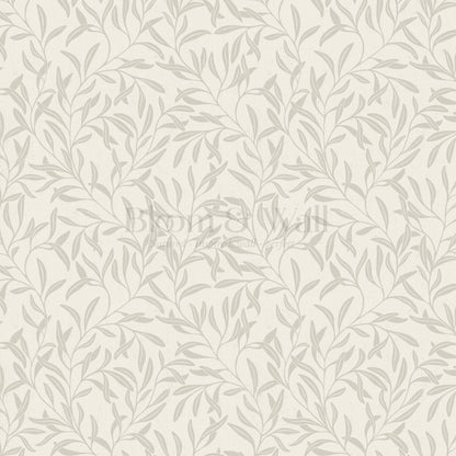 Haven Foliage Vines Neutral Dove Wallpaper