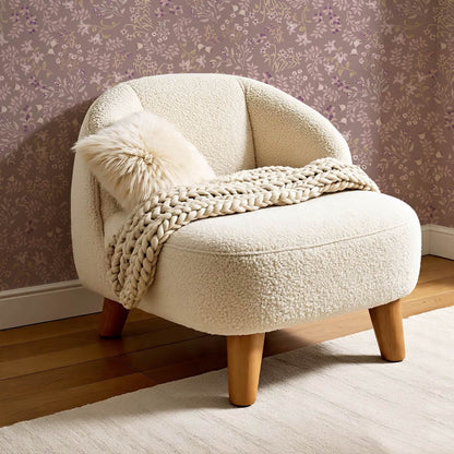 Hazel Wildflowers Mauve Wallpaper