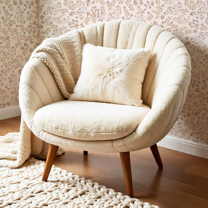 Hazel Wildflowers Warm Sand Wallpaper