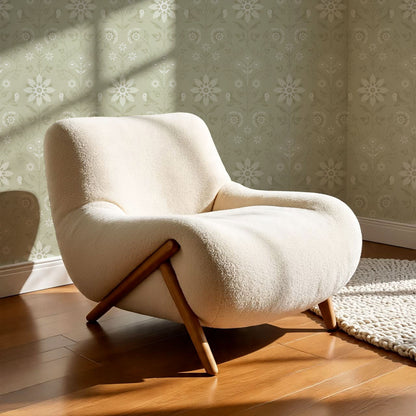 Oaklynn Heartwood Folk Garden Sage Wallpaper