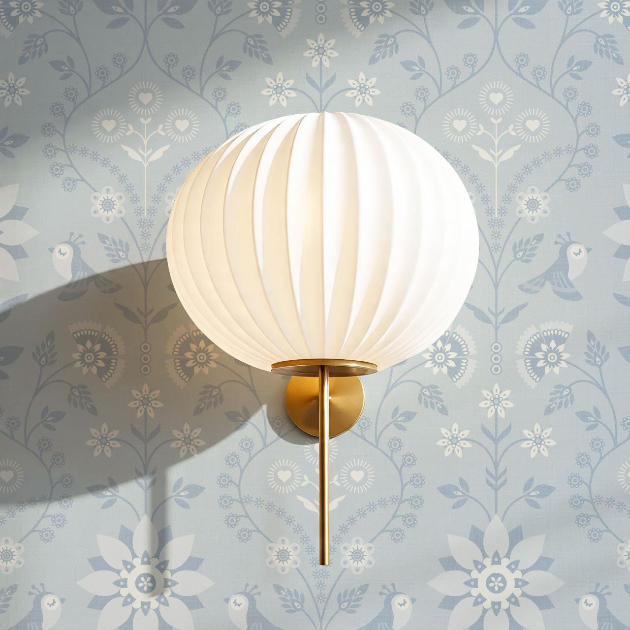 Oaklynn Heartwood Folk Garden Sky Wallpaper