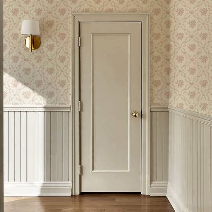 Helen Small Florals Mauve Wallpaper