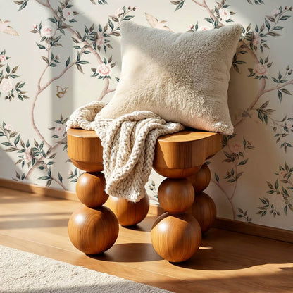 Hemma Porcelain Orchard Chinoiserie Ivory Pastel Wallpaper