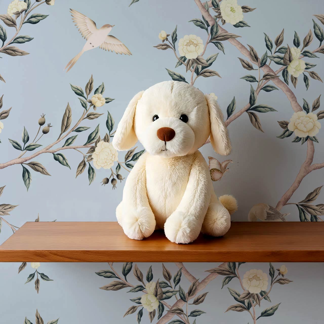 Hemma Porcelain Orchard Chinoiserie Sky Pearl Wallpaper