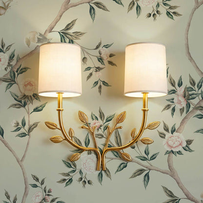 Hemma Porcelain Orchard Chinoiserie Sage Green Wallpaper