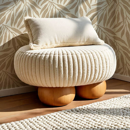 Hortensia Bamboo Tranquility Ivory Tawny Wallpaper