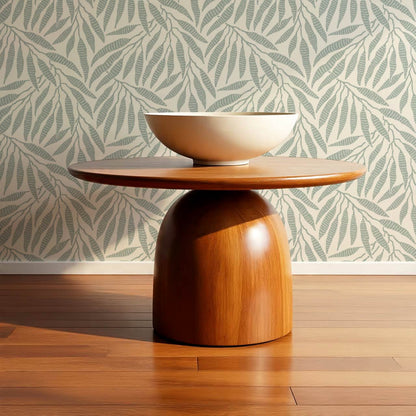 Hortensia Bamboo Tranquility Ivory Sage Wallpaper
