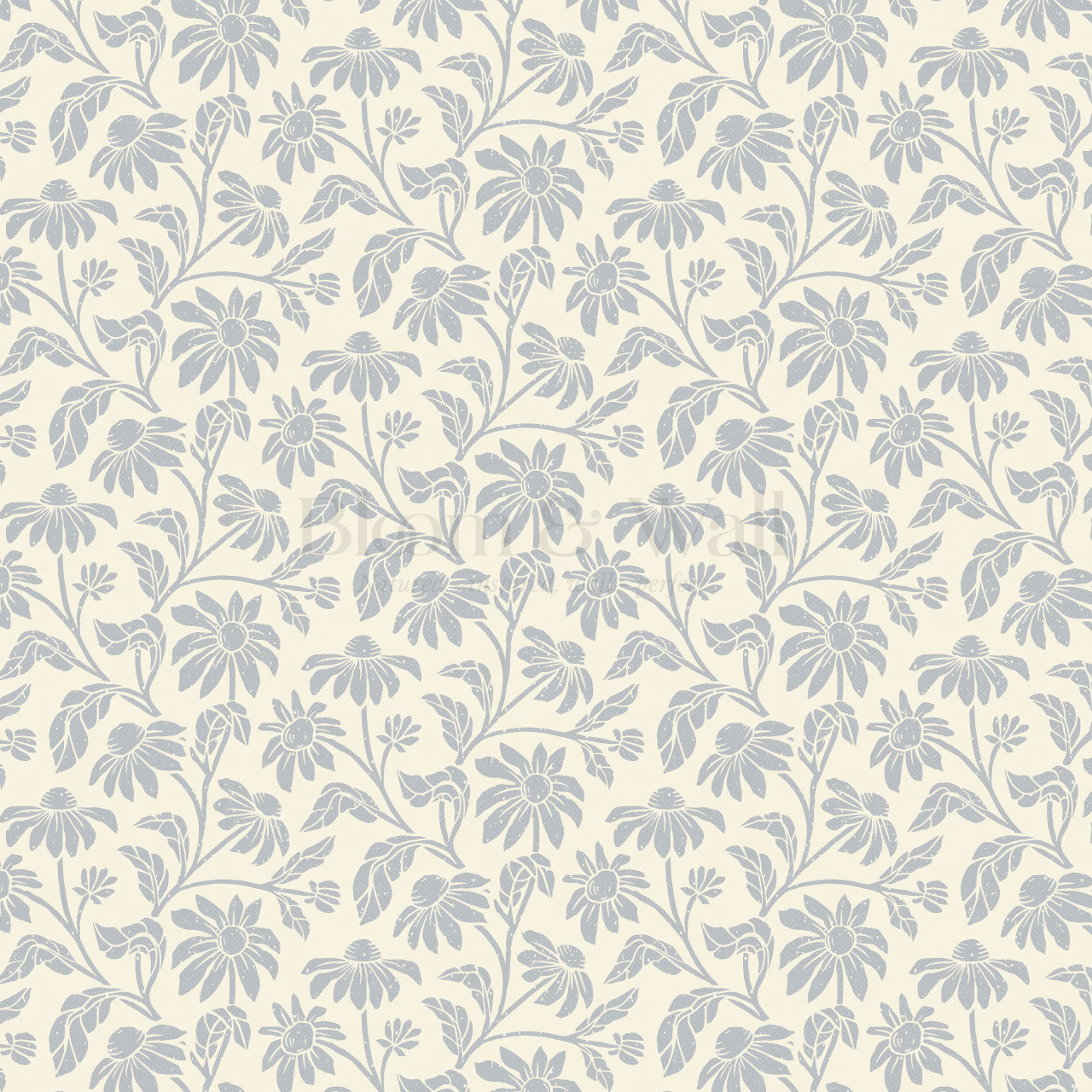 Isabelle Floral Garden Soft Lavender Wallpaper