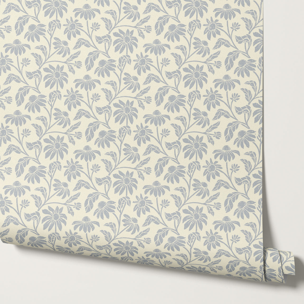 Isabelle Floral Garden Soft Lavender Wallpaper