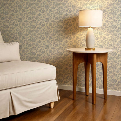 Isabelle Floral Garden Soft Lavender Wallpaper