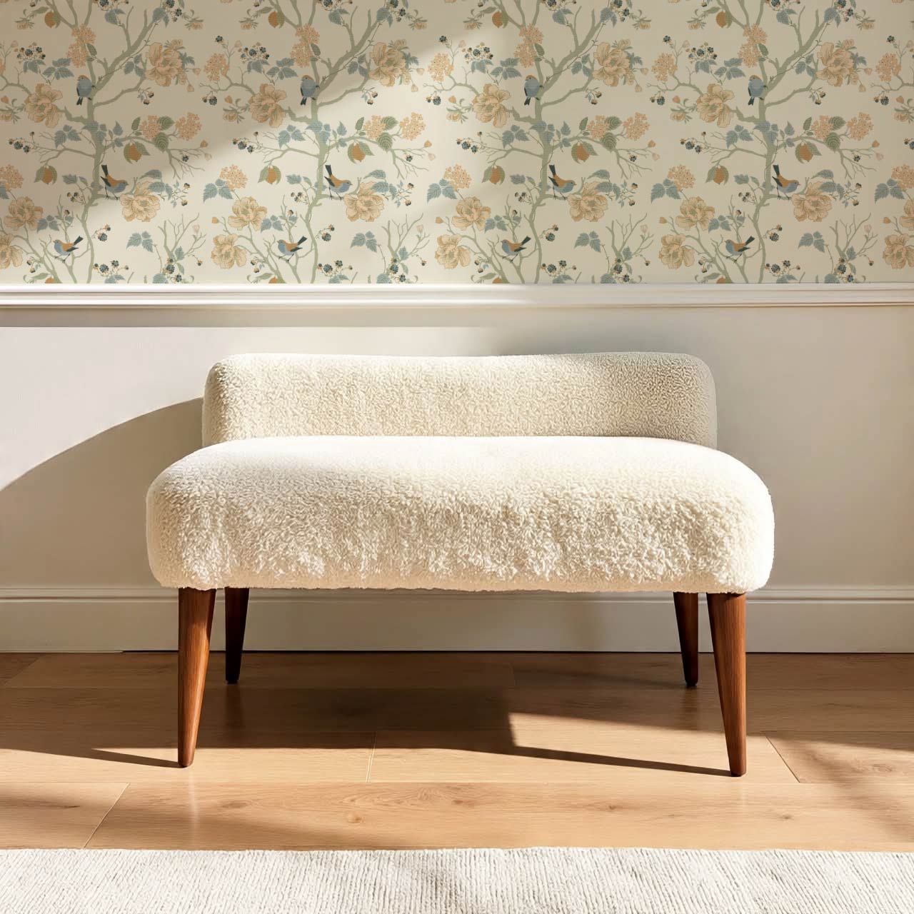 Ingrid Chinoiserie Sage Sky Wallpaper