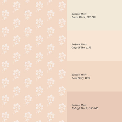 Ione Ditsy Floral Blush Petal Wallpaper
